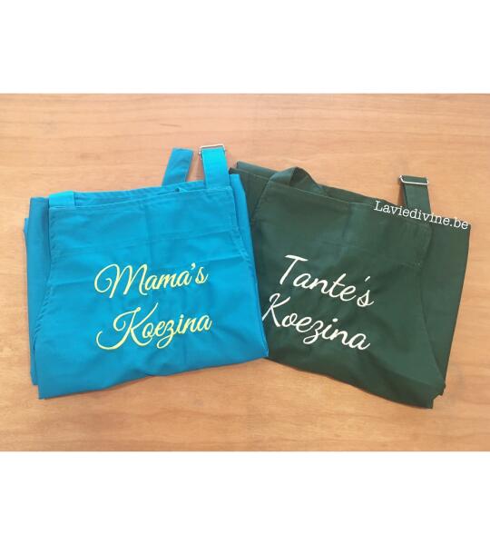 Bundel van 10 gepersonaliseerde keukenschorten CLASSIC – met logo of tekst